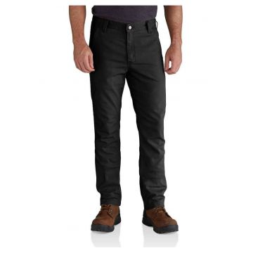 Pantaloni barbati  Rigby Straight Fit - negru - material rezistent -