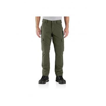 Pantaloni barbati  Rugged Flex Ripstop Cargo Basil bumbac verde - Verde