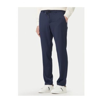 Pantaloni barbati -  slim fit - poliamida/elastan - bleumarin