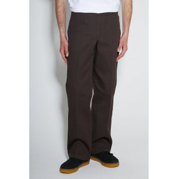 Pantaloni  bumbac/poliester - Maro inchis