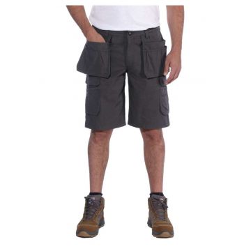 Pantaloni scurti barbati  Rugged - bumbac/poliester/elastan - gri inchis