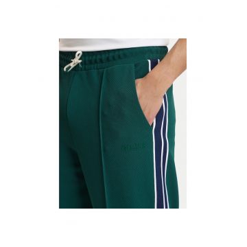 Pantaloni sport barbati -  poliester - verde - 97% poliester - 3% elastan