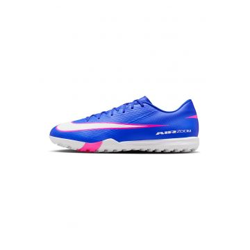 Pantofi Mercurial Vapor 16 Academy cu branturi cu amortizare pentru fotbal - Alb/Fucsia/Albastru royal