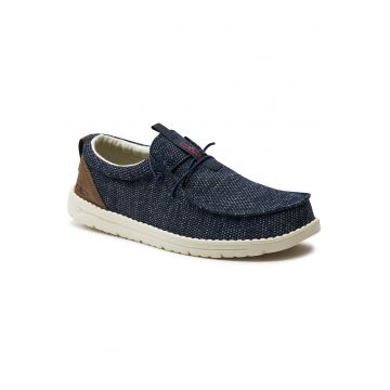 Pantofi sport barbati -  material textil - albastru