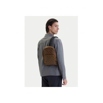 Rucsac  maro - piele ecologica - One Size INTL