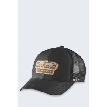 Sapca  Rugged Flex Twill Mesh - neagra - 100% bumbac - tehnologie FastDry -