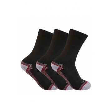 Set 3 sosete sport barbati  Force Midweight Crew - negru - 42-45 EU