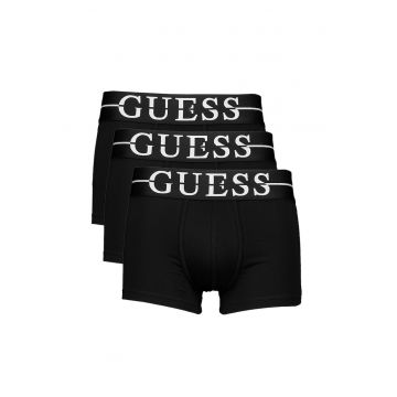 Set de chiloti din amestec de bumbac - 3 perechi - Negru