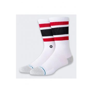 Sosete sport barbati  set Chicago Bulls - inaltime mare - alb - material: 74% bumbac - 19% poliester - 5% nylon - 2% elastan - L