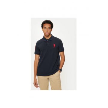 Tricou barbati -  304797415 - Bumbac - Albastru - Albastru