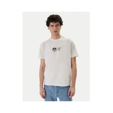 Tricou barbati -  alb - 95% bumbac organic