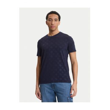 Tricou Barbati -  bleumarin - poliester-bumbac-elastan