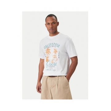 Tricou barbati -  bumbac 100% - alb -