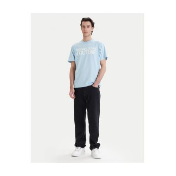 Tricou Barbati -  Bumbac - Albastru -