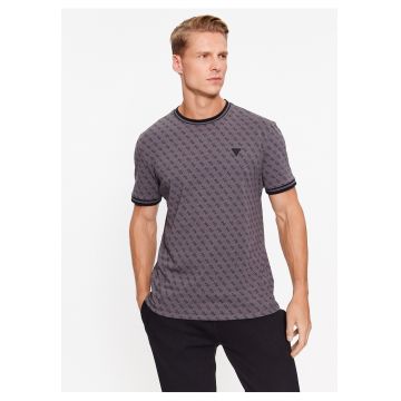 Tricou barbati -  bumbac - negru - 95% bumbac - 5% elastan -