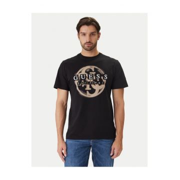 Tricou barbati -  din bumbac negru