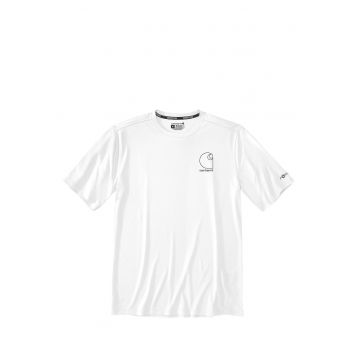 Tricou barbati  Force - alb - tehnologie Sun Defender - material poliester