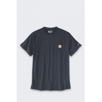 Tricou barbati  Force - material respirabil - cu buzunar - Bleumarin