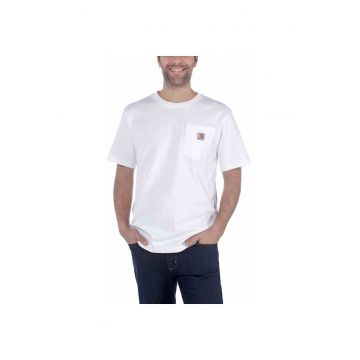 Tricou -  Bumbac - Alb - Alb