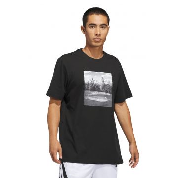 Tricou cu imprimeu grafic Escape Alpine T - Alb/Negru