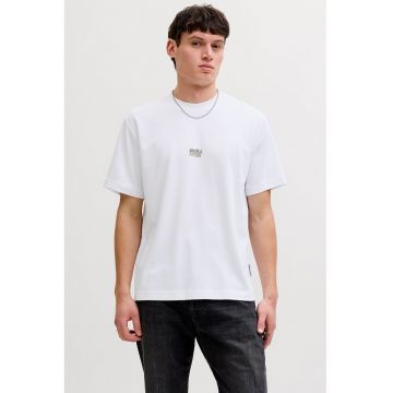 Tricou cu imprimeu logo camuflaj - Alb optic