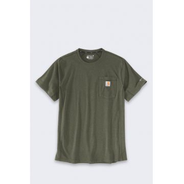 Tricou  Force - croiala lejera - tehnologie FastDry - verde - bumbac/poliester