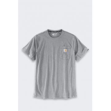 Tricou  Force - gri melanj - material respirabil - croiala lejera - set de tehnologie FastDry