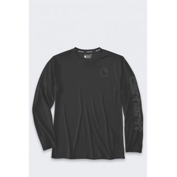 Tricou  Force - gri - poliester - maneca lunga - tehnologie Sun Defender - confort termic -
