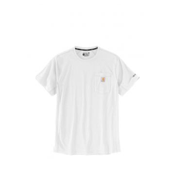 Tricou -  Force Relaxed Fit Midweight Poc - Alb - Bumbac - Alb