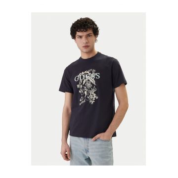 Tricou pentru Barbati -  Bleumarin - din Bumbac 100%