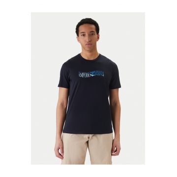 Tricou  pentru Barbati - Bumbac - Albastru - Albastru