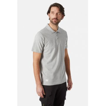 Tricou polo  Manchester - gri melange - barbati