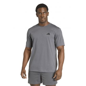 Tricou regular fit pentru fitness Essentials - Gri inchis