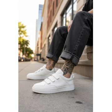 Adidasi barbati casual  albi  C35