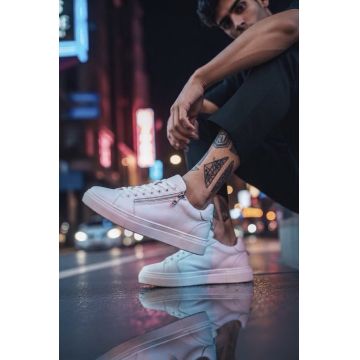 Adidasi barbati casual  albi  C76