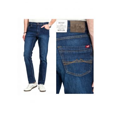 Blugi barbati -  Style Washington - talie medie - 5 buzunare - albastru -