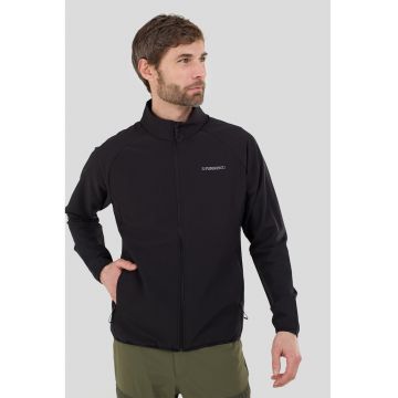 Bluza de trening cu fermoar - pentru drumetii - Negru