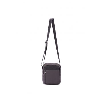 Geanta crossbody cu barete ajustabile - Gri