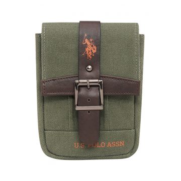 Geanta crossbody de denim - Verde feriga