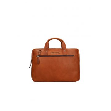 Geanta de piele cu maner