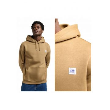 Hanorac barbati -  Ww Essential Hoodie - bumbac - cu gluga - galbendwqfwqd - Kaki