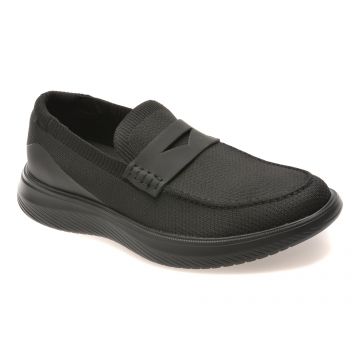 Mocasini ALDO negri, TURLEY 001, din material textil