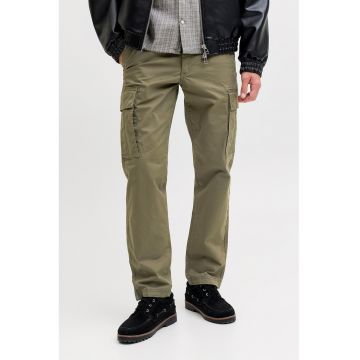 Pantaloni cargo relaxed fit - Verde masliniu