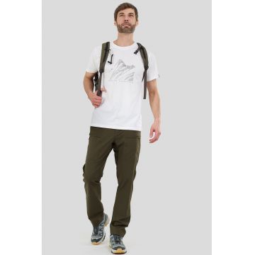 Pantaloni cu talie ajustabila - pentru trekking Elkford - Kaki inchis