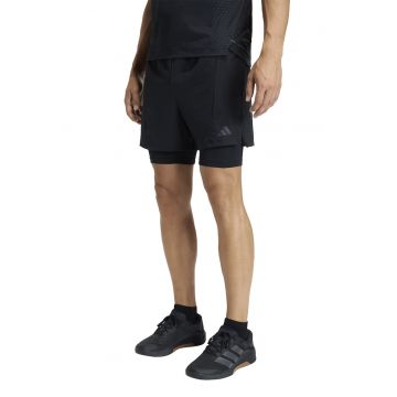 Pantaloni scurti pentru antrenament D4T - Negru