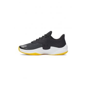 Pantofi sport cu logo - pentru baschet Curry Splash - Negru/Galben