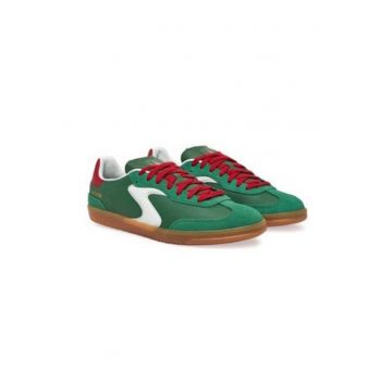 Pantofi sport din piele ecologica cu garnitura din piele intoarsa Hotshot - Gri