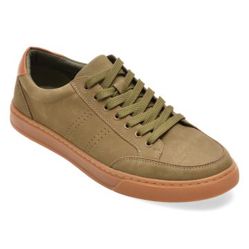 Pantofi sport EPICA verzi, 1298, din piele naturala