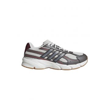 Pantofi sport Technochaos 2000 din material textil cu talpa cu amortizare - Alb/Gri