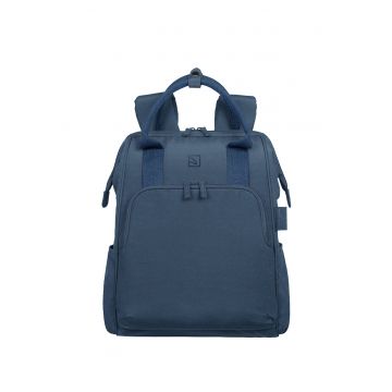 Rucsac uni cu buzunare pentru sticla de apa - Albastru